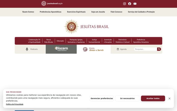 Screenshot of jesuitasbrasil.org.br
