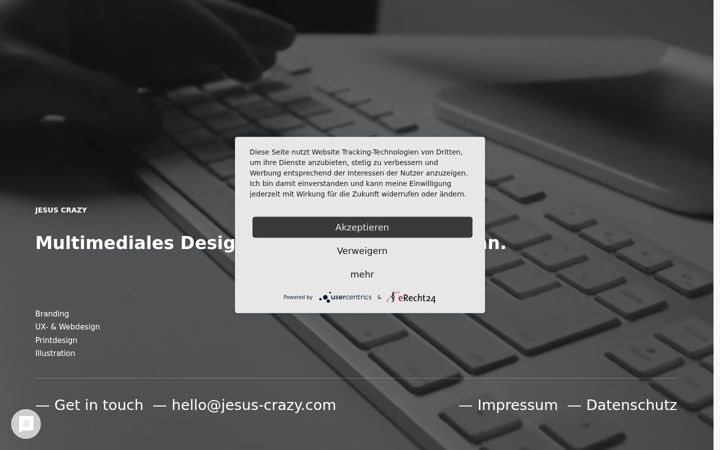 Screenshot of jesus-crazy.com
