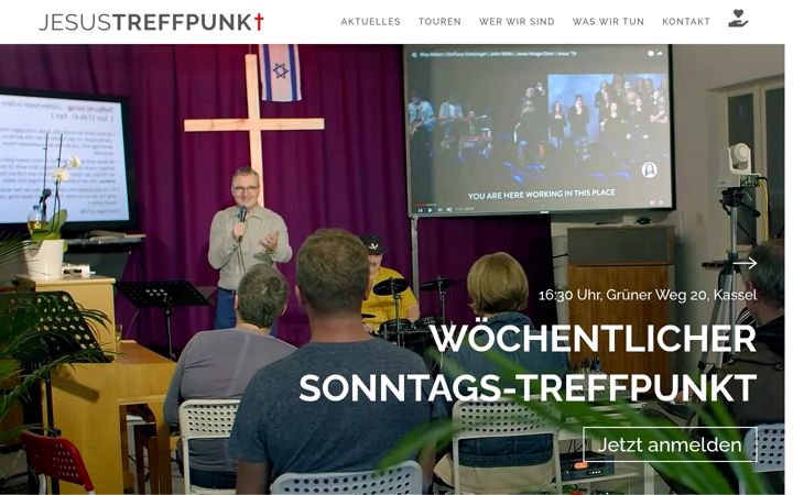 Screenshot of jesus-treffpunkt.de