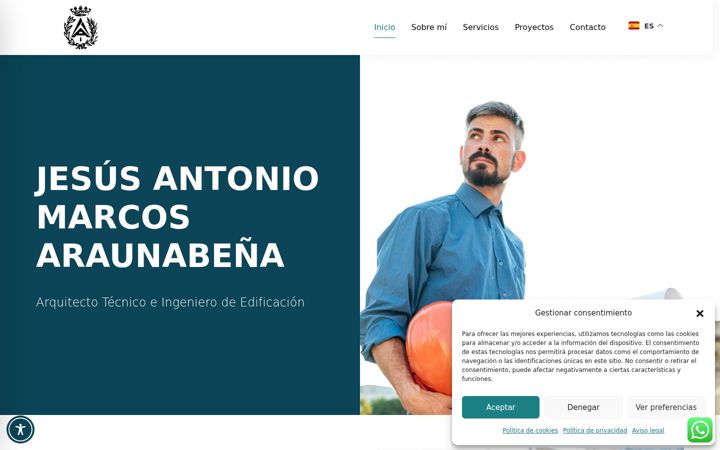 Screenshot of jesusantoniomarcos.com
