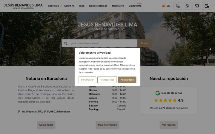 Screenshot of jesusbenavides.es