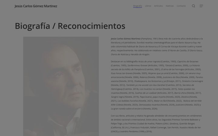 Screenshot of jesuscarlosgomezmartinez.com