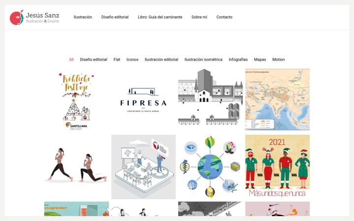 Screenshot of jesussanz.com