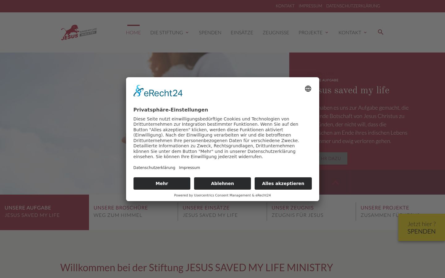 Screenshot tal-banner tal-kunsens muri qabel kwalunkwe interazzjoni