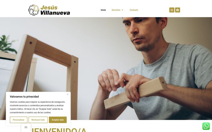 Screenshot of jesusvillanuevablanco.com