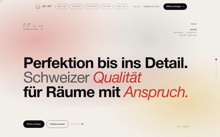 Screenshot of jet-art.ch