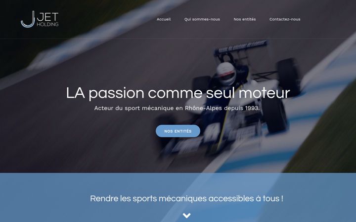 Screenshot of jet-holding.com