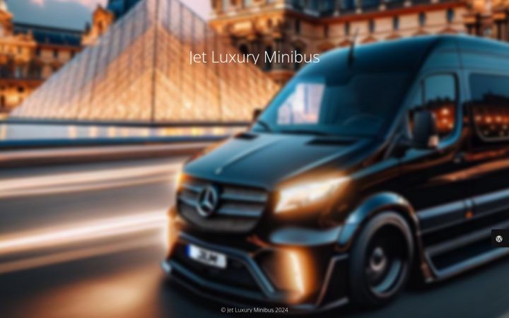 Screenshot of jet-luxury-minibus.com