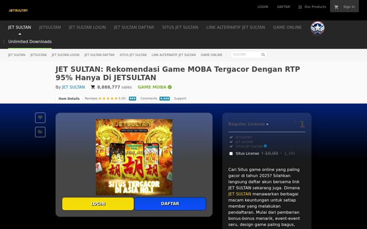 Screenshot of jet-sultan.com