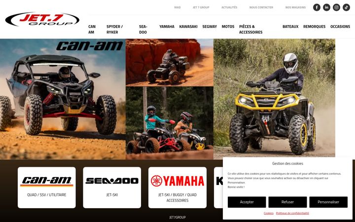 Screenshot of jet7group.fr