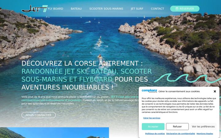 Screenshot of jet7propriano.com