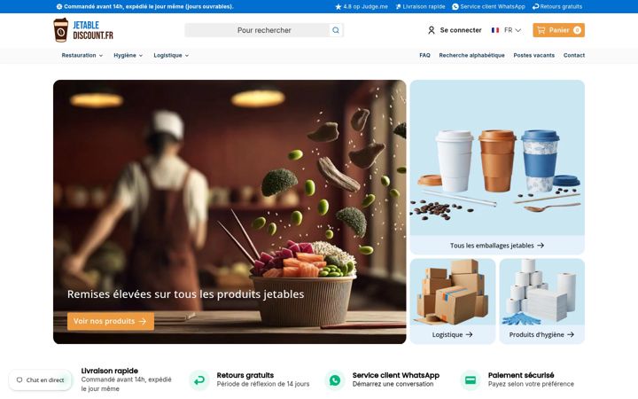 Screenshot του jetablediscount.fr
