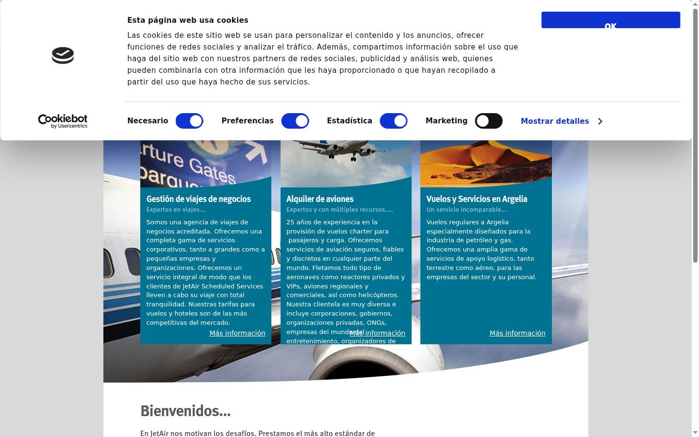 Screenshot tal-banner tal-kunsens muri qabel kwalunkwe interazzjoni