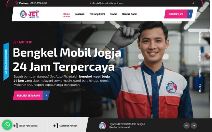 Screenshot of jetautofix.com
