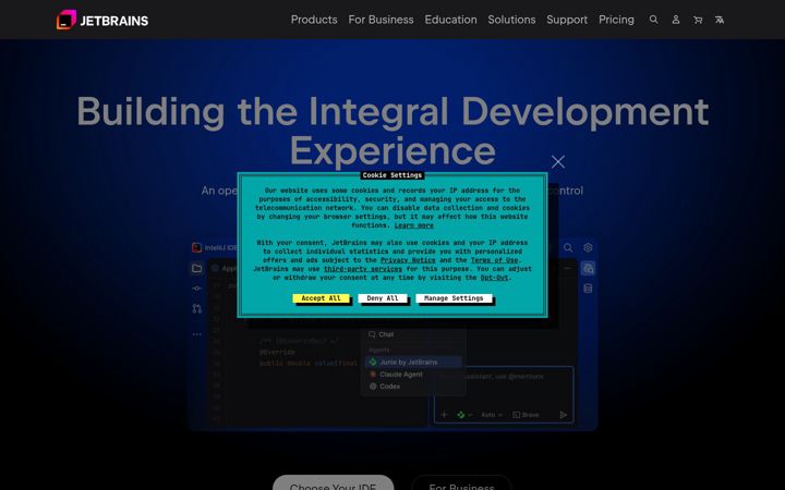 Screenshot of jetbrains.net
