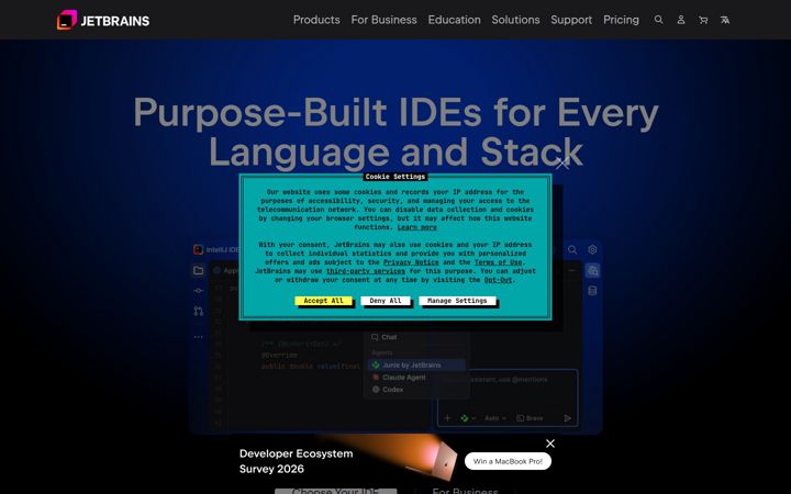 Screenshot of jetbrains.space