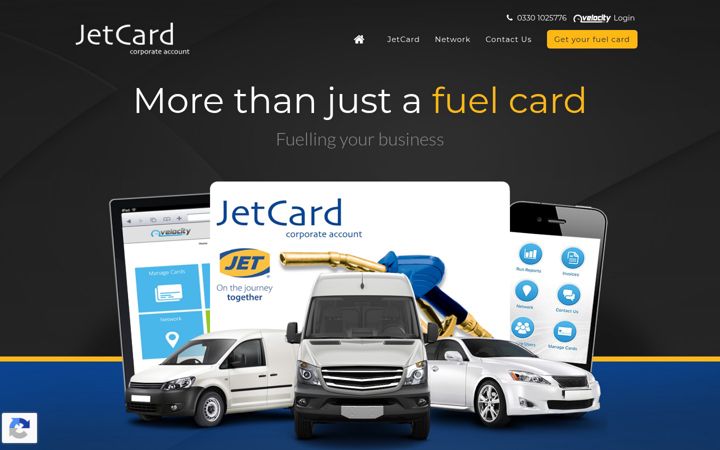 Screenshot of jetcard.co.uk