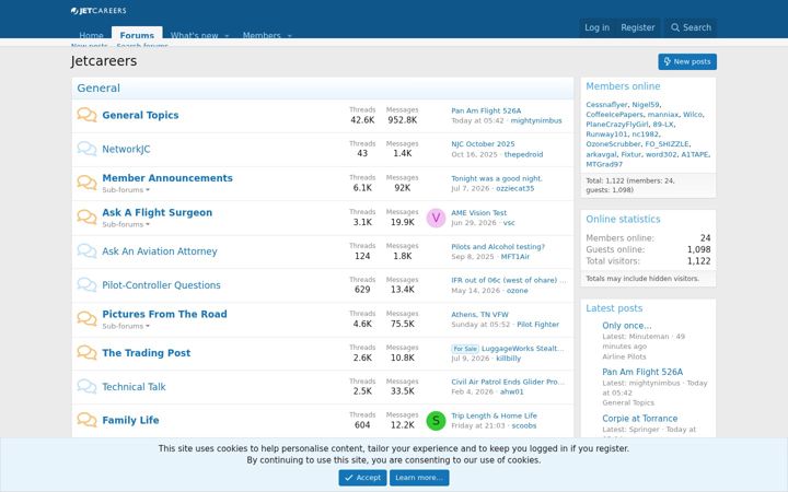 Screenshot of jetcareers.com