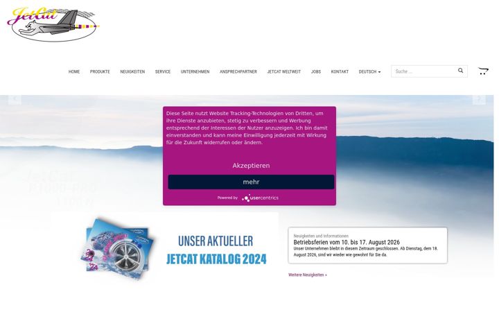 Screenshot of jetcat.de