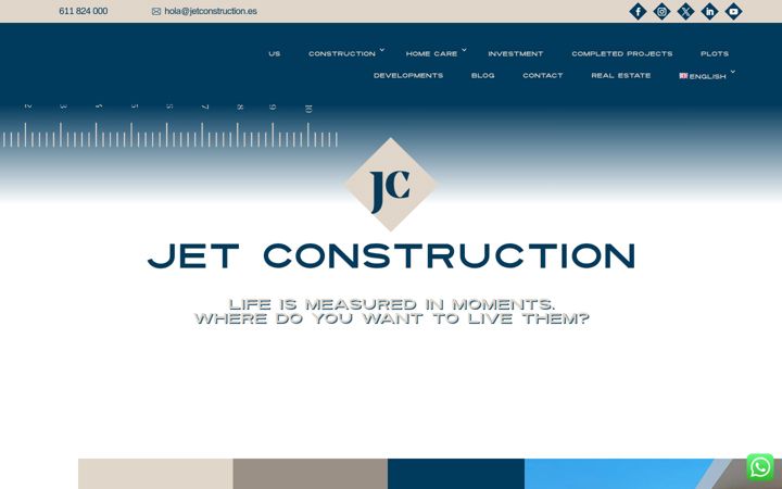 Screenshot of jetconstruction.es