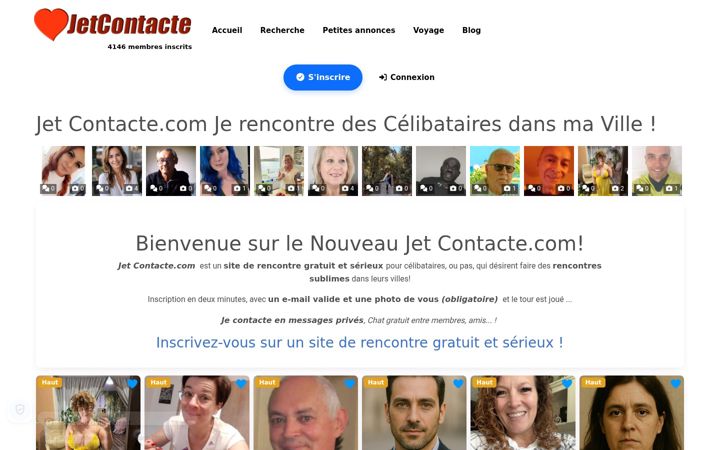 Screenshot of jetcontacte.com