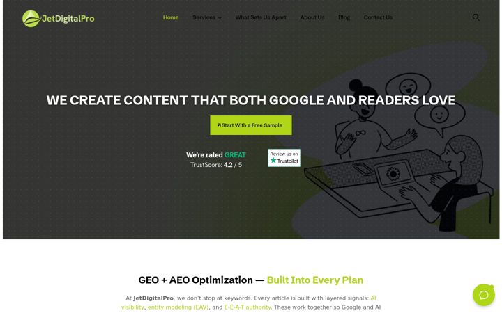 Screenshot of jetdigitalpro.com