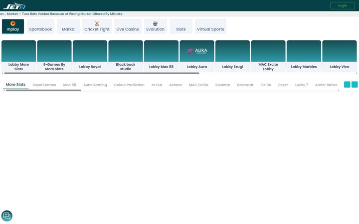 Screenshot of jetexch444.com