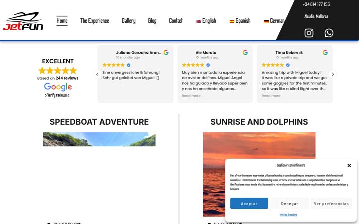 Screenshot of jetfun.es