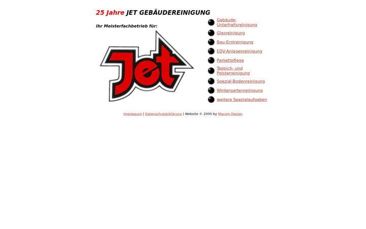 Screenshot of jetgeb.de