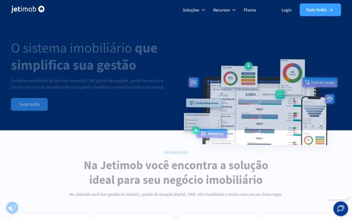 Screenshot of jetimob.com