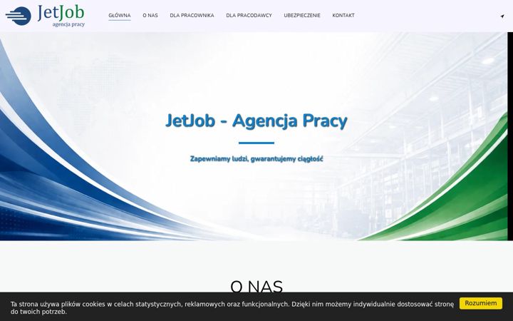 Screenshot of jetjob.pl