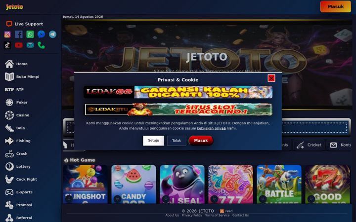 Screenshot of jetoto.it.com
