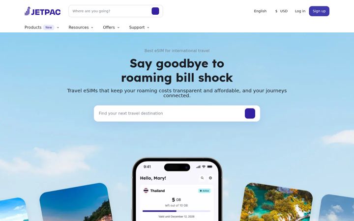 Screenshot of jetpacglobal.com