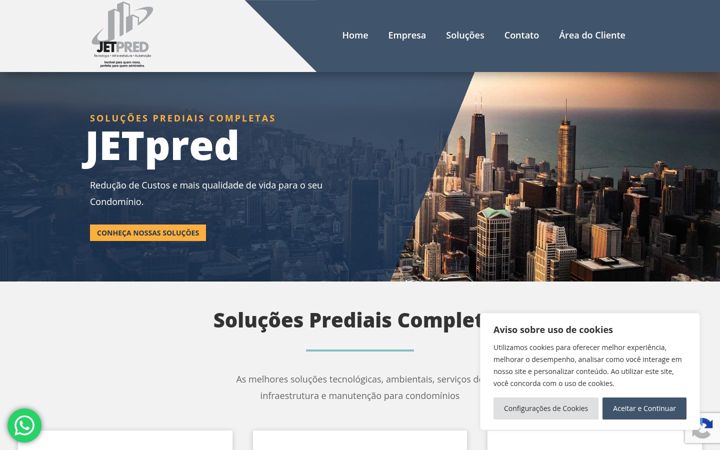 Screenshot of jetpred.com.br