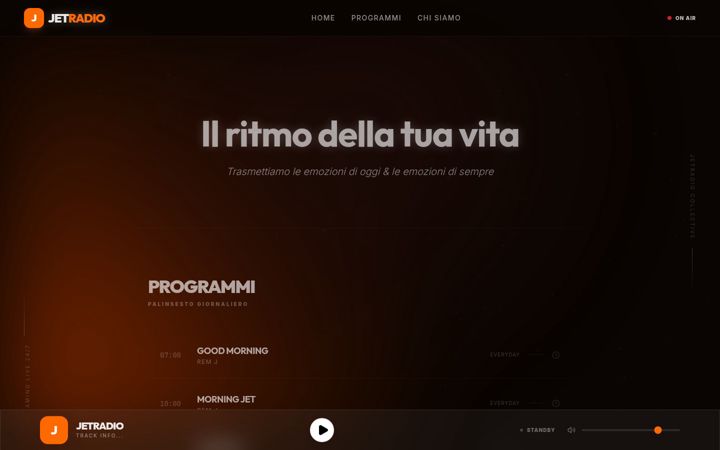 Screenshot of jetradio.it