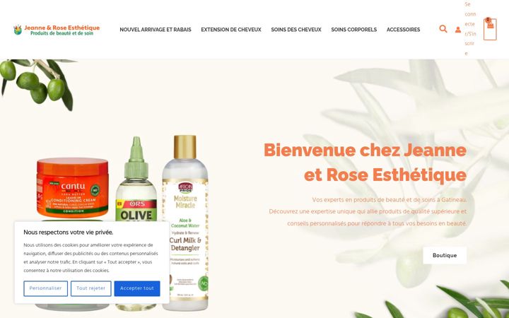 Screenshot of jetresthetique.com