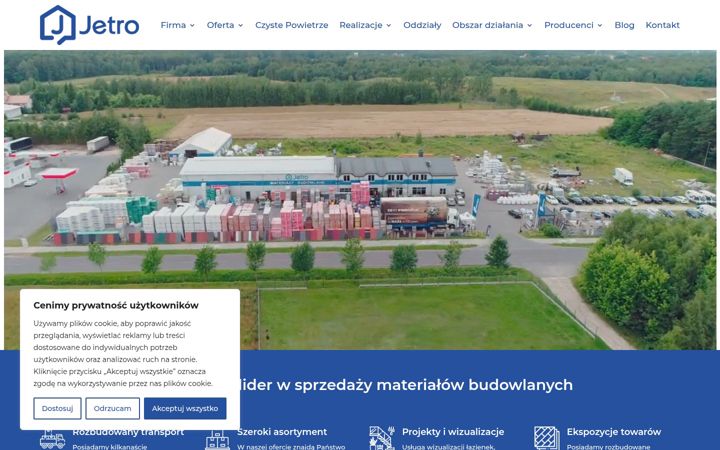 Screenshot of jetro.com.pl