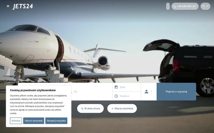 Screenshot of jets24.pl