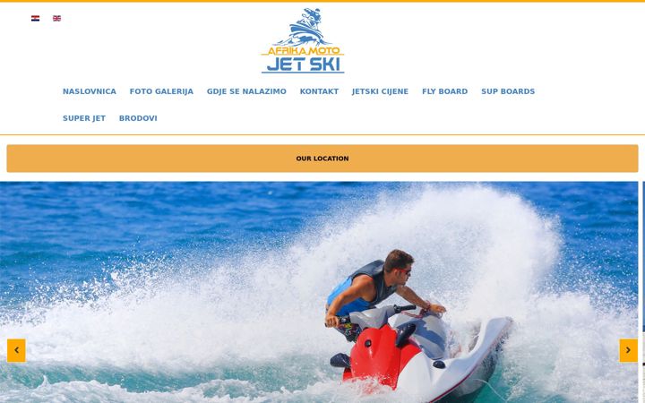 Képernyőkép: jetskimakarska.com