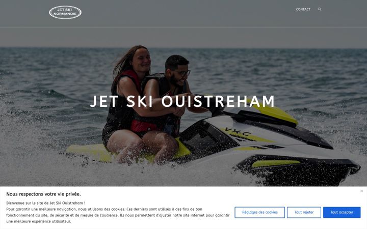 Screenshot of jetskiouistreham.fr