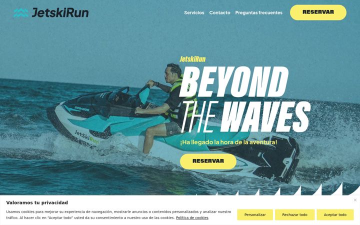 Screenshot of jetskirun.com