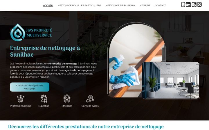Screenshot of jetsproprete.fr