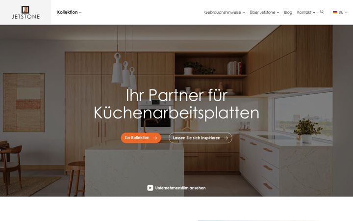 Screenshot of jetstone.de