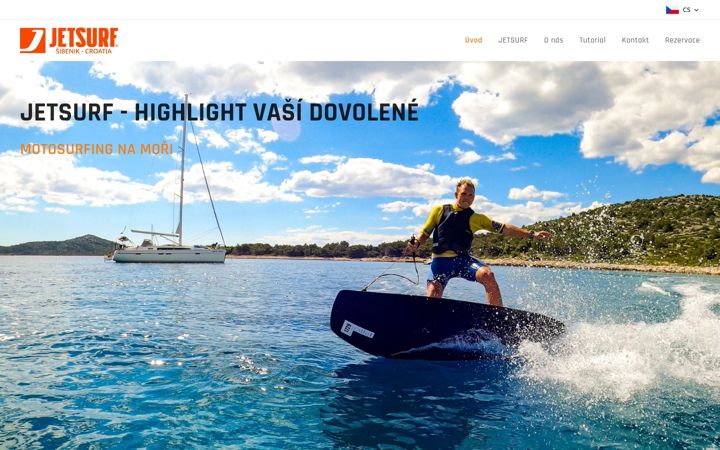 Screenshot of jetsurf-sibenik.com