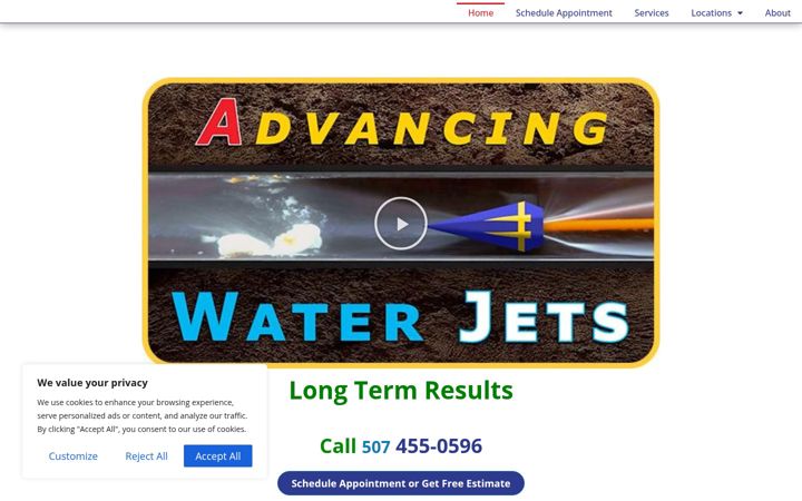 Screenshot of jettercleanowatonna.com