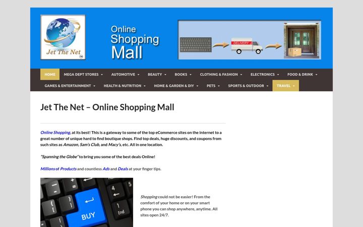 Screenshot of jetthenet.com