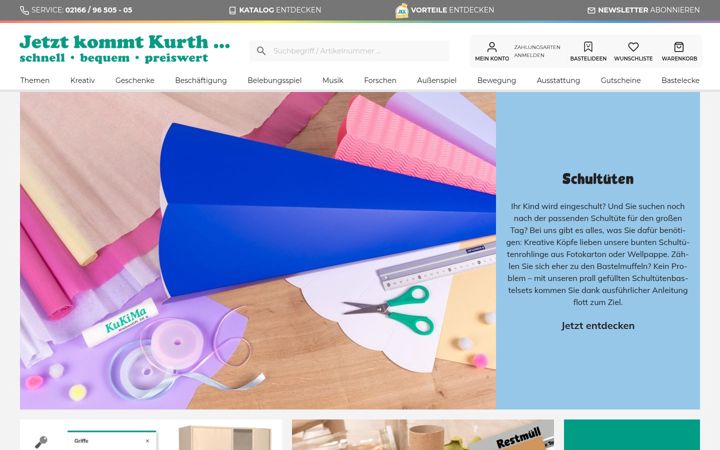 Screenshot of jetzt-kommt-kurth.de