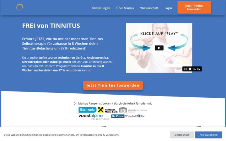Screenshot of jetzt-tinnitus-loswerden.net