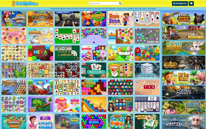 Screenshot of jetztspielen.ws