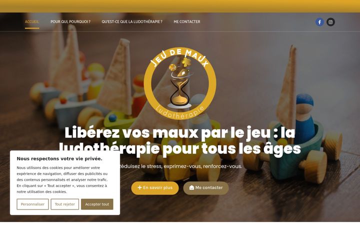 Screenshot of jeu-de-maux.fr